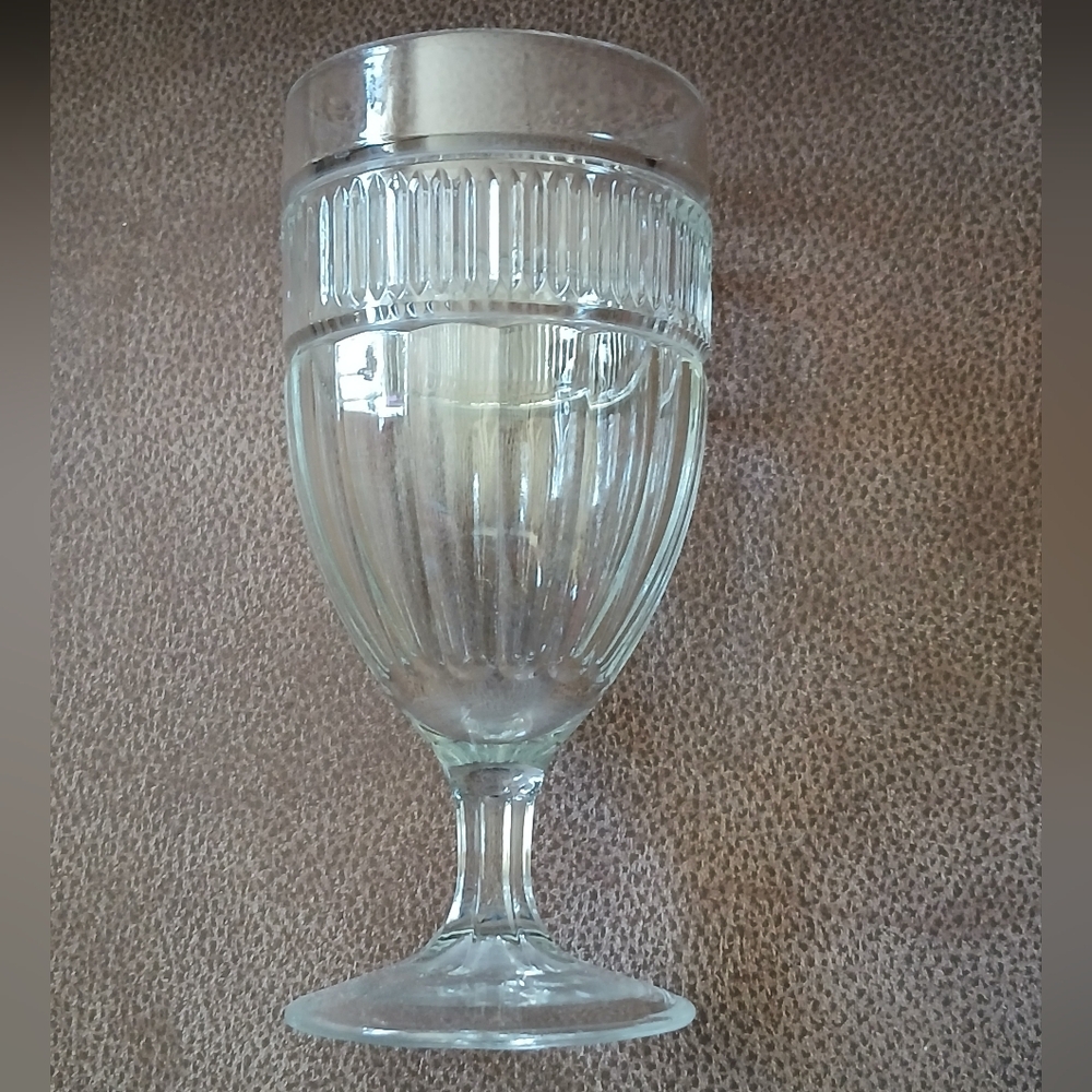 Anchor Hocking Clear Glass Goblet